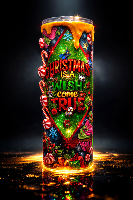Christmas Wish 30oz Resin Tumbler