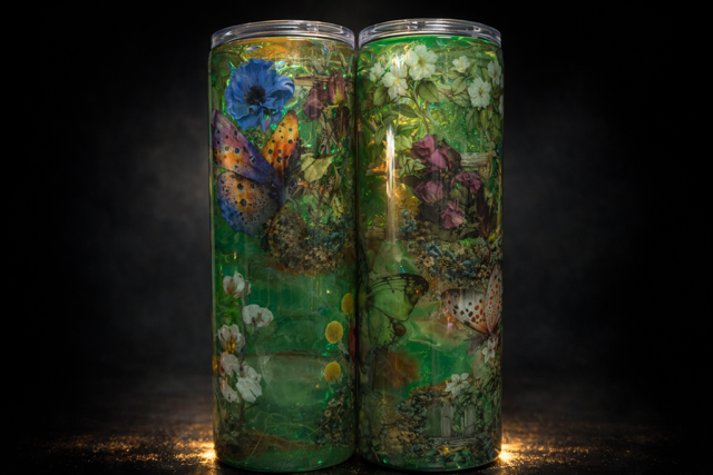 Preserved Flowers 20oz Resin Tumbler