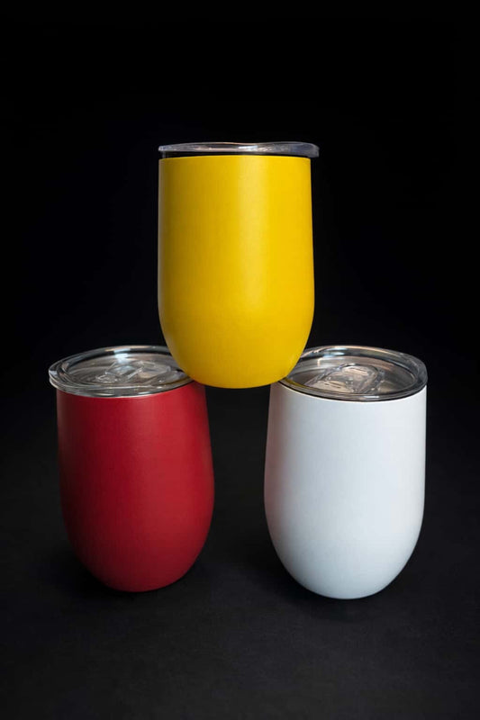 Personalized Stainless Steel 12oz Wine Tumbler – Custom Made Just for You