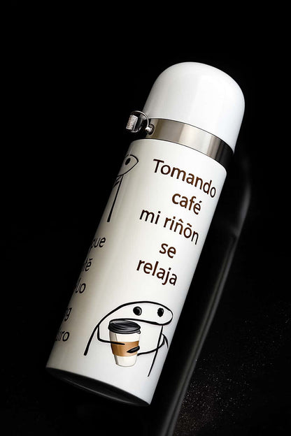 Tomando Cafe Humor 20oz Sublimation Water Bottle
