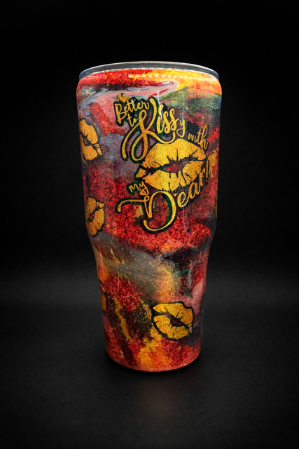 Better to Kiss with my Devil 20oz Resin Tumbler
