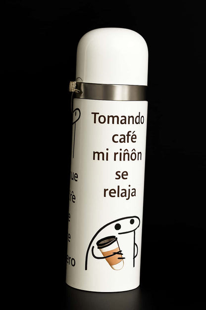 Tomando Cafe Humor 20oz Sublimation Water Bottle