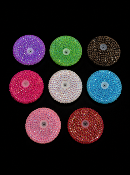 Rhinestone Lid for Snow Globe 16 oz