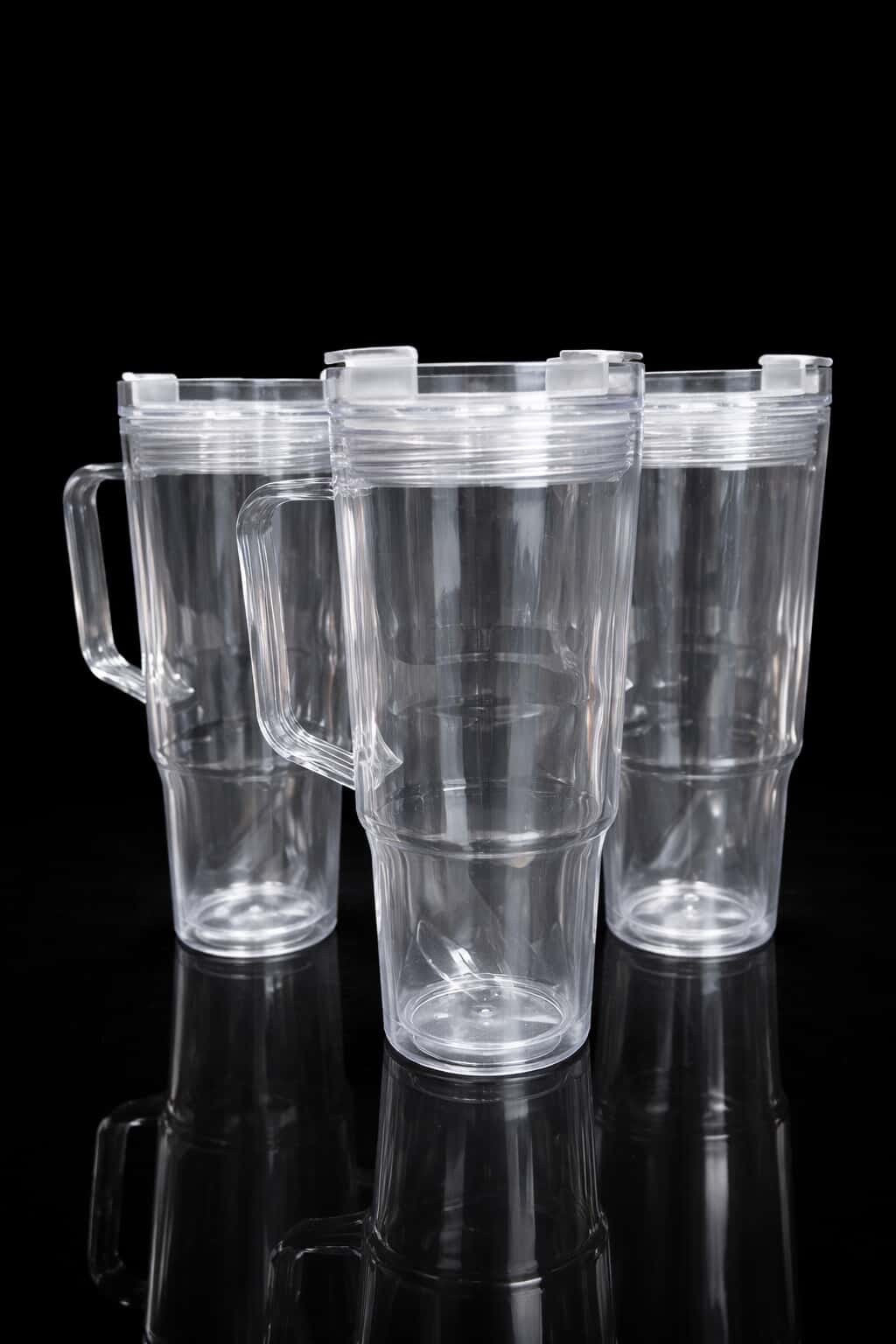 Personalized UVDTF 40oz Snow Globe Cold Cup with Handle– Custom Made for You