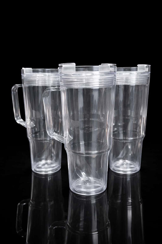 Personalized UVDTF 40oz Snow Globe Cold Cup with Handle– Custom Made for You