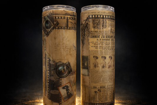 Vintage Memories 32oz Resin Tumbler