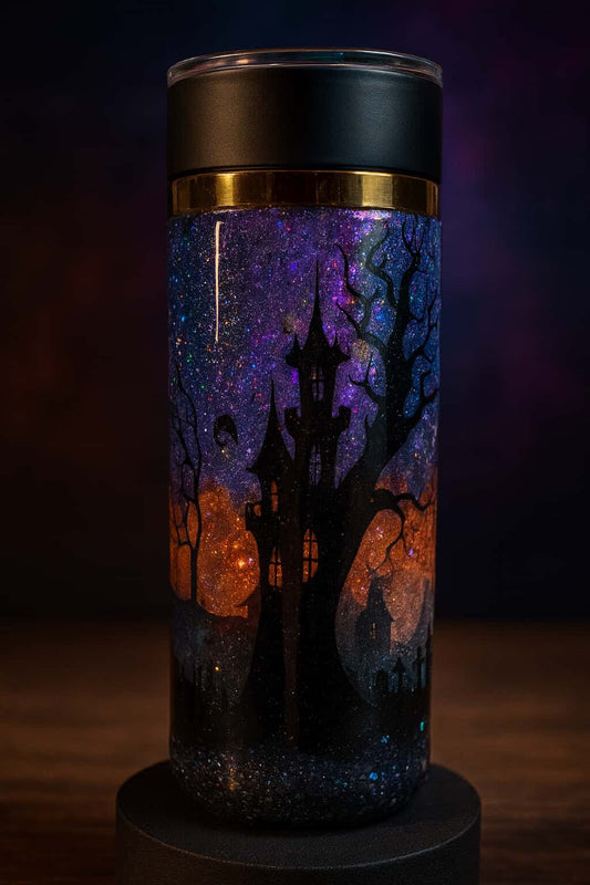 Midnight Castle Galaxy 20oz Resin Tumbler