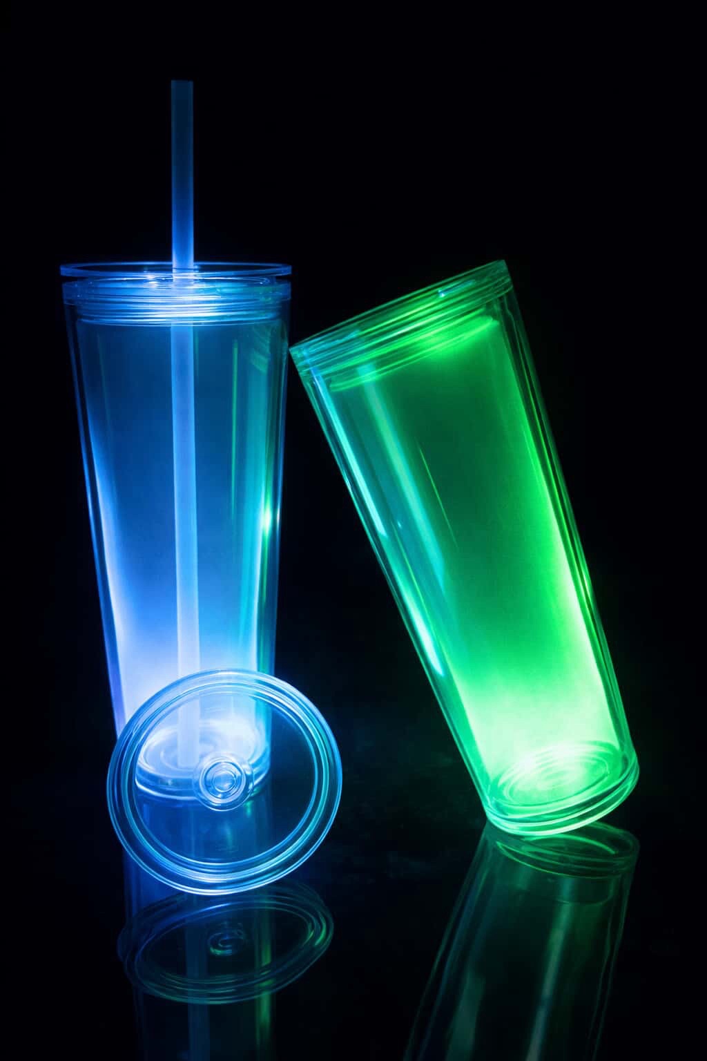 Personalized UVDTF 24oz Glow in the Dark Snow Globe Cold Cup– Custom Made for You